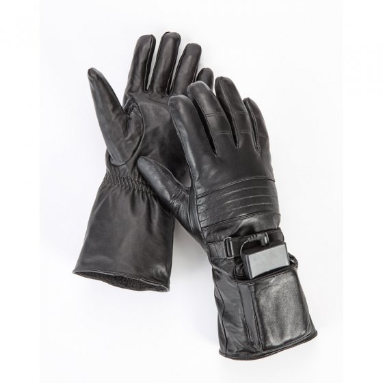 Gants cuir chauffants 