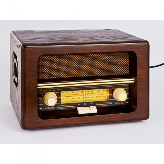 Radio rétro avec lecteur CD 