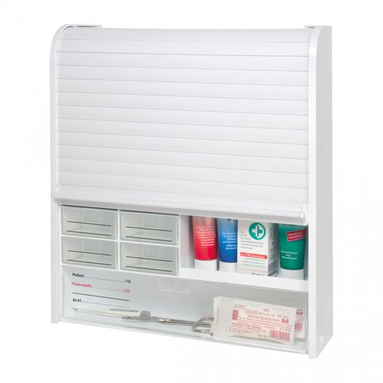 Armoire à pharmacie à volet c.  | Blanc