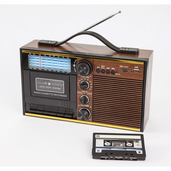 Radiocassette enregistreur 