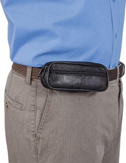 Sac de ceinture en cuir d´agneau