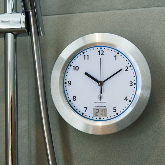 Horloge radiopilotée résistante à l'humidité