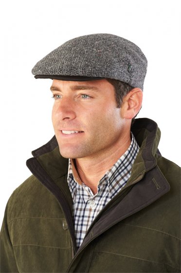 Casquette Donegal en tweed 