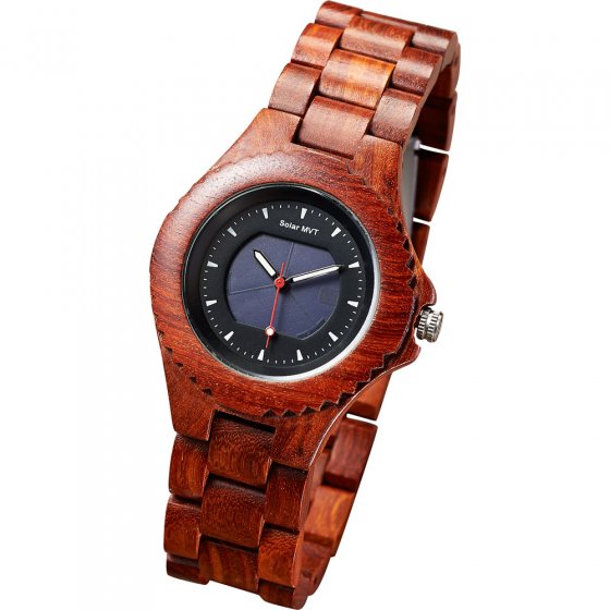 Montre solaire en bois 