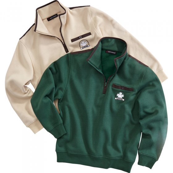 Sweat-shirt polaire brodé