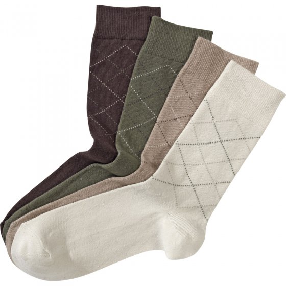 Chaussettes coton haute qualité par 8 paires 