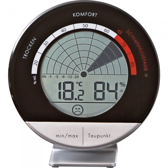 Thermomètre-hygromètre avec détecteur de moisissures 