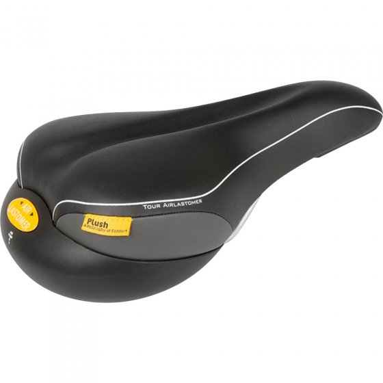 Selle élastomère sur coussin d’air avec pompe intégrée 