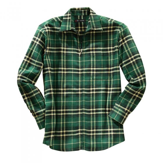 Lot de 2 chemises en flanelle zippées 