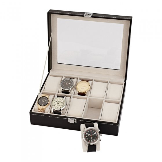 Coffret pour montres en cuir 