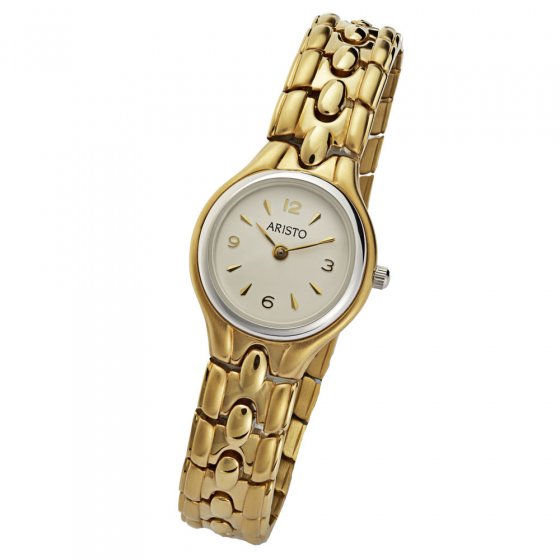 Montre femme bicolore