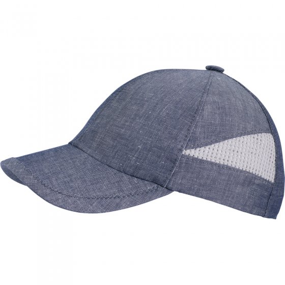 Casquette d’été à empiècements filet 