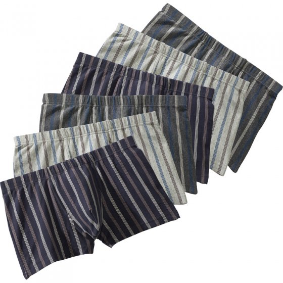 Lot de 6 boxers rétro en coton 
