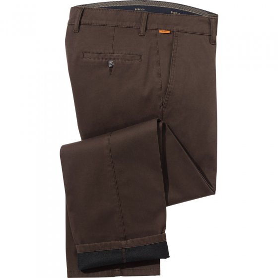 Pantalon en coton avec doublure thermique 27 | Marron