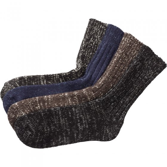 Chaussettes tricotées par 4 