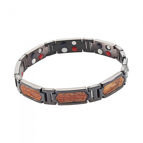 Bracelet en titane avec du bois de rose