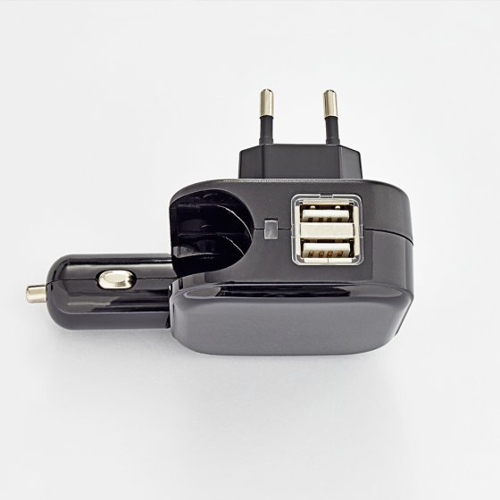 Chargeur USB 2 en 1 