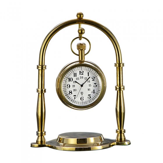Montre/pendule en laiton