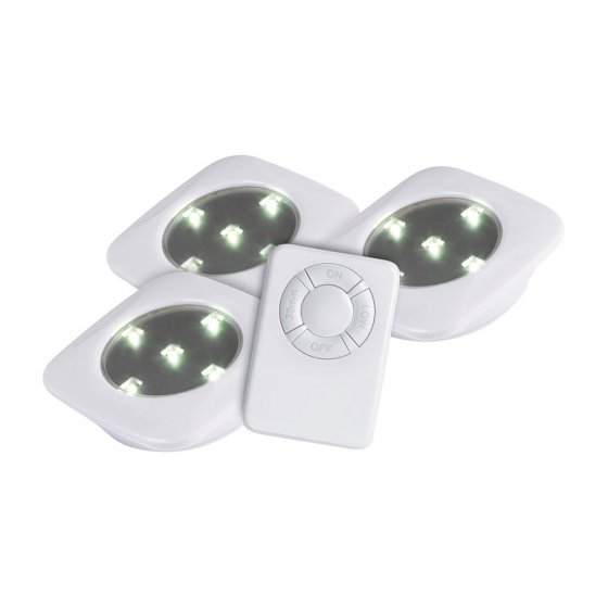 Spots LED auto-adhésifs Lot de 3  