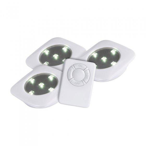 Spots LED auto-adhésifs Lot de 3