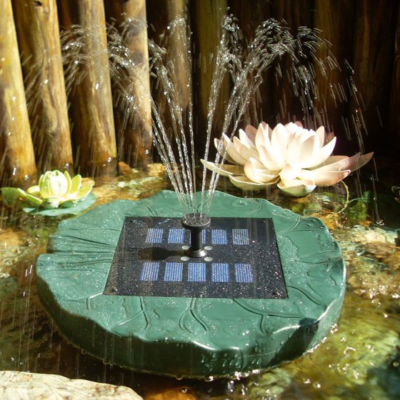 Fontaine solaire "Nénuphar"
