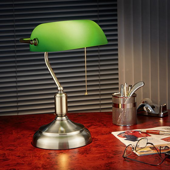 Lampe de banquier 