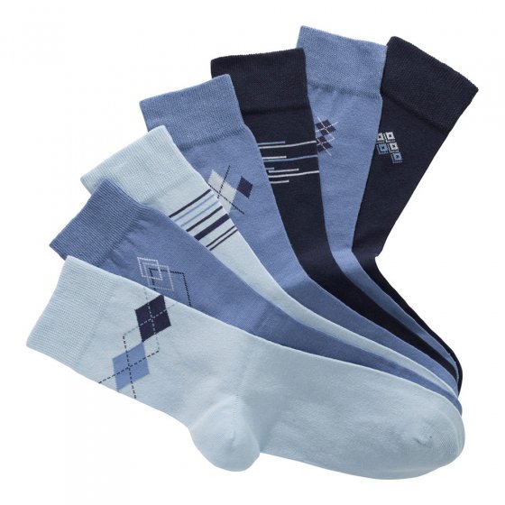 Chaussettes en coton stretch Lot de 7  