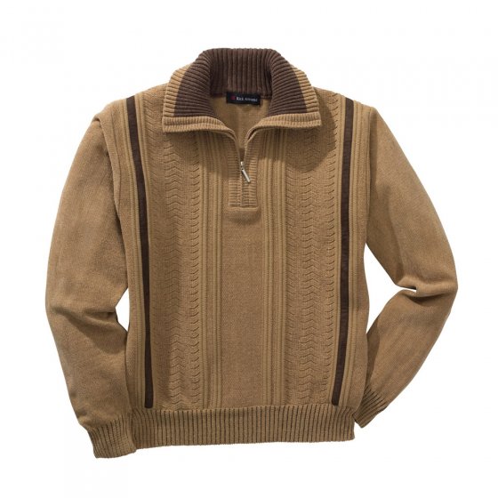 Pull camionneur en maille chenille