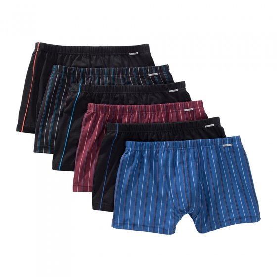 Boxers retro de qualité supérieure en lot de 6 