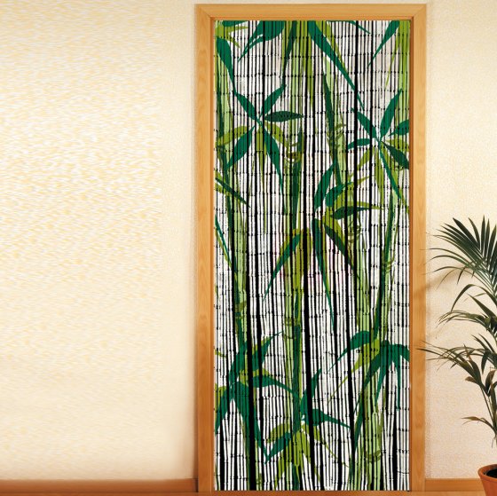 Rideau de porte  "bambou" 