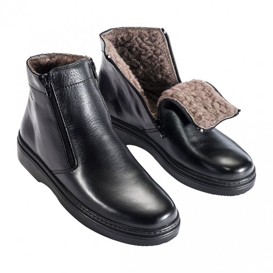 Bottines confort fourrées 41 | Noir