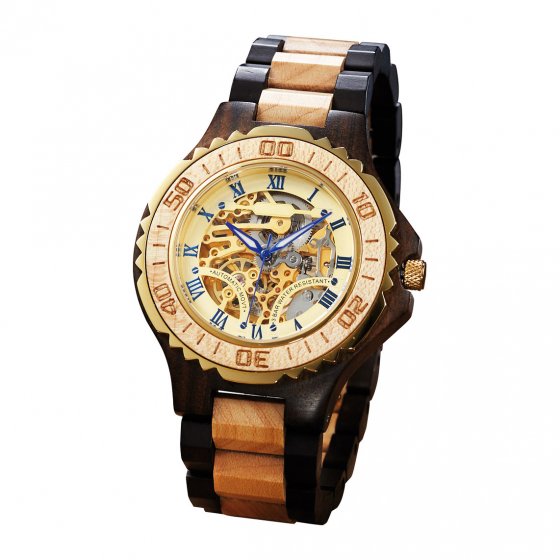 Montre automatique en bois