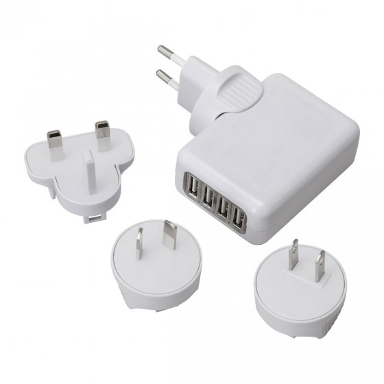 Chargeur de voyage USB 4 ports 