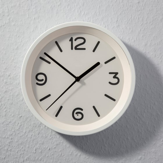 Horloge murale avec veilleuse