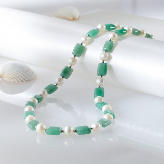 Collier d'aventurines