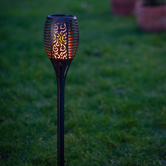 Flambeau de jardin solaire "flamme"