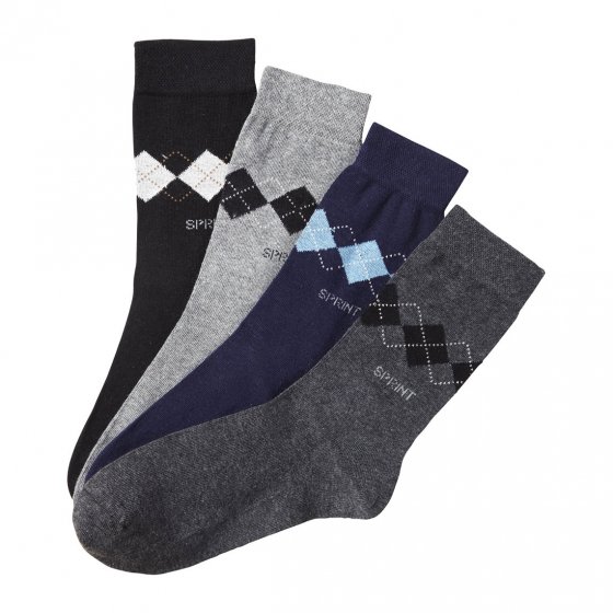 Chaussettes confort par lot de 4 paires 