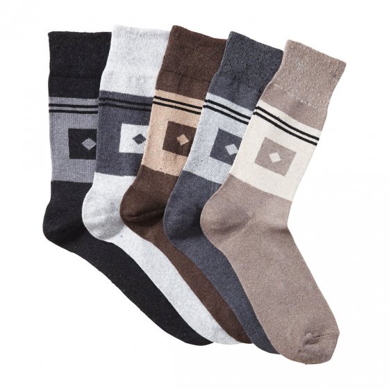 Chaussettes confort en coton Lot de 5  