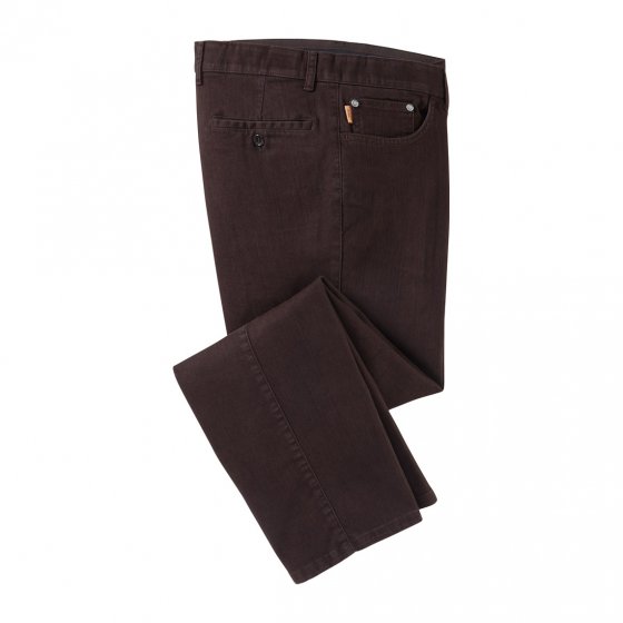Jean de couleur double teinture