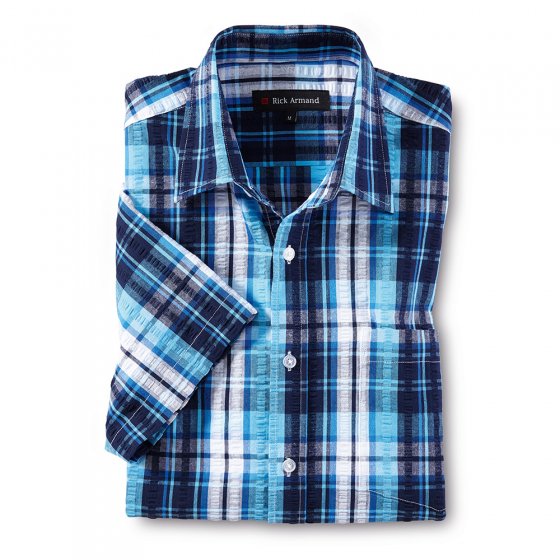 Chemise sportive en seersucker