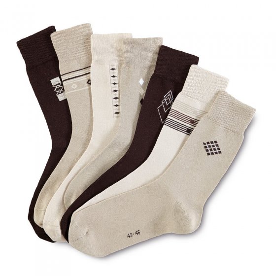 Chausettes en coton stretch 39/42 | Couleursassorties