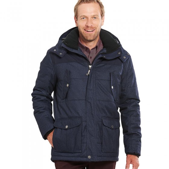 Parka aspect laine 