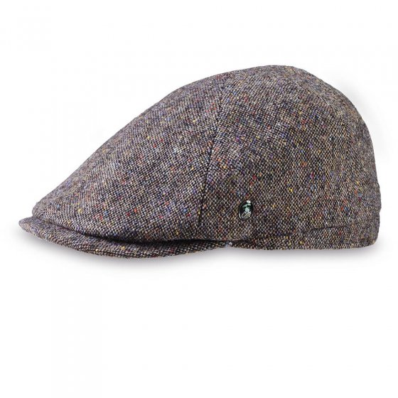 Casquette en tweed Donegal 