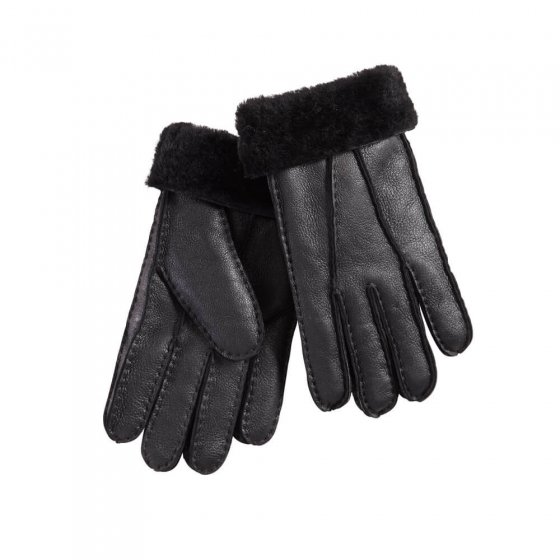 Gants en peau d’agneau M | Noir