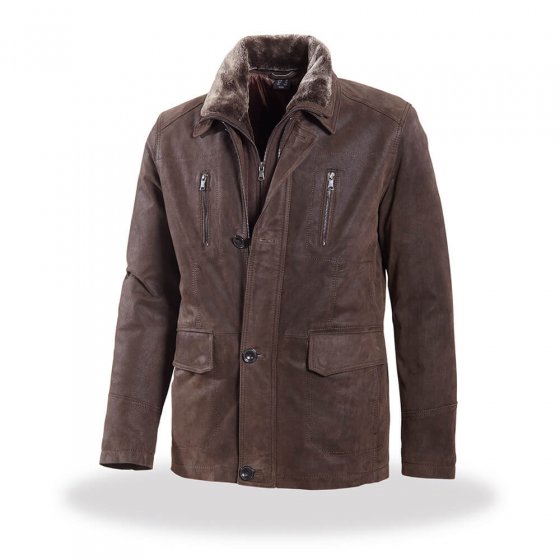 Veste homme en cuir 52 | Marron