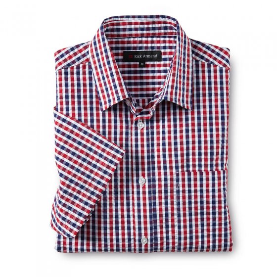 Chemise "Oxford" en coton gaufré