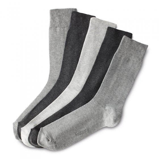 Lot de 4 chaussettes, mélange coton/polyester, chaussettes