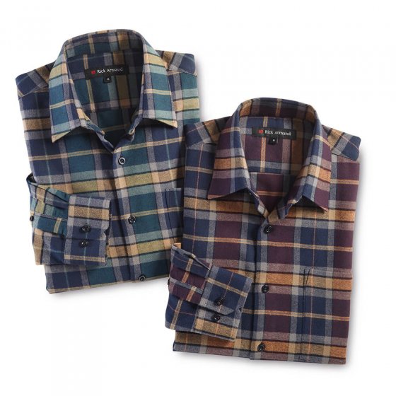 Chemise en flanelle de coton