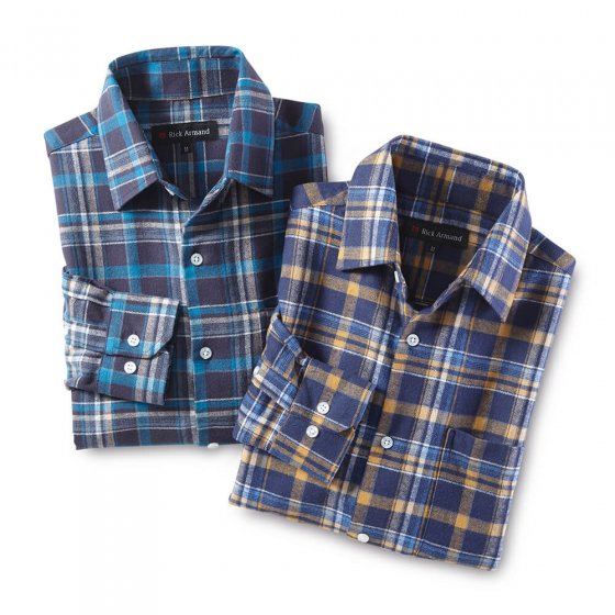 Chemise en flanelle de coton 