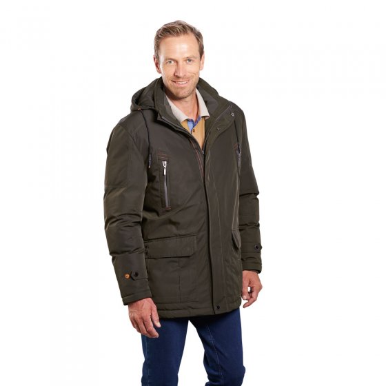 Parka à capuche amovible